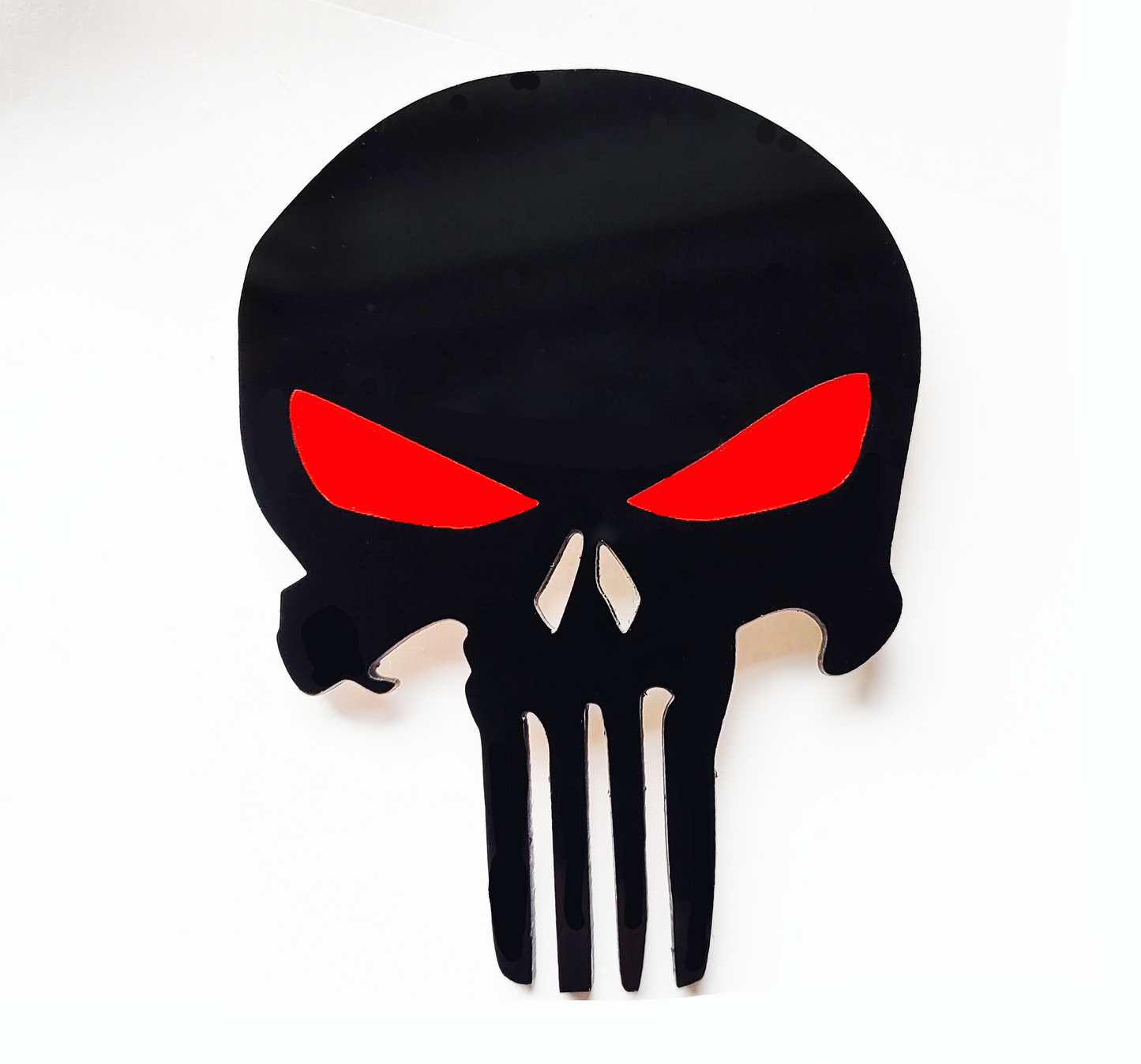 Custom Fender Emblem Badge Punisher Skeleton Redeye for Car Auto Truck
