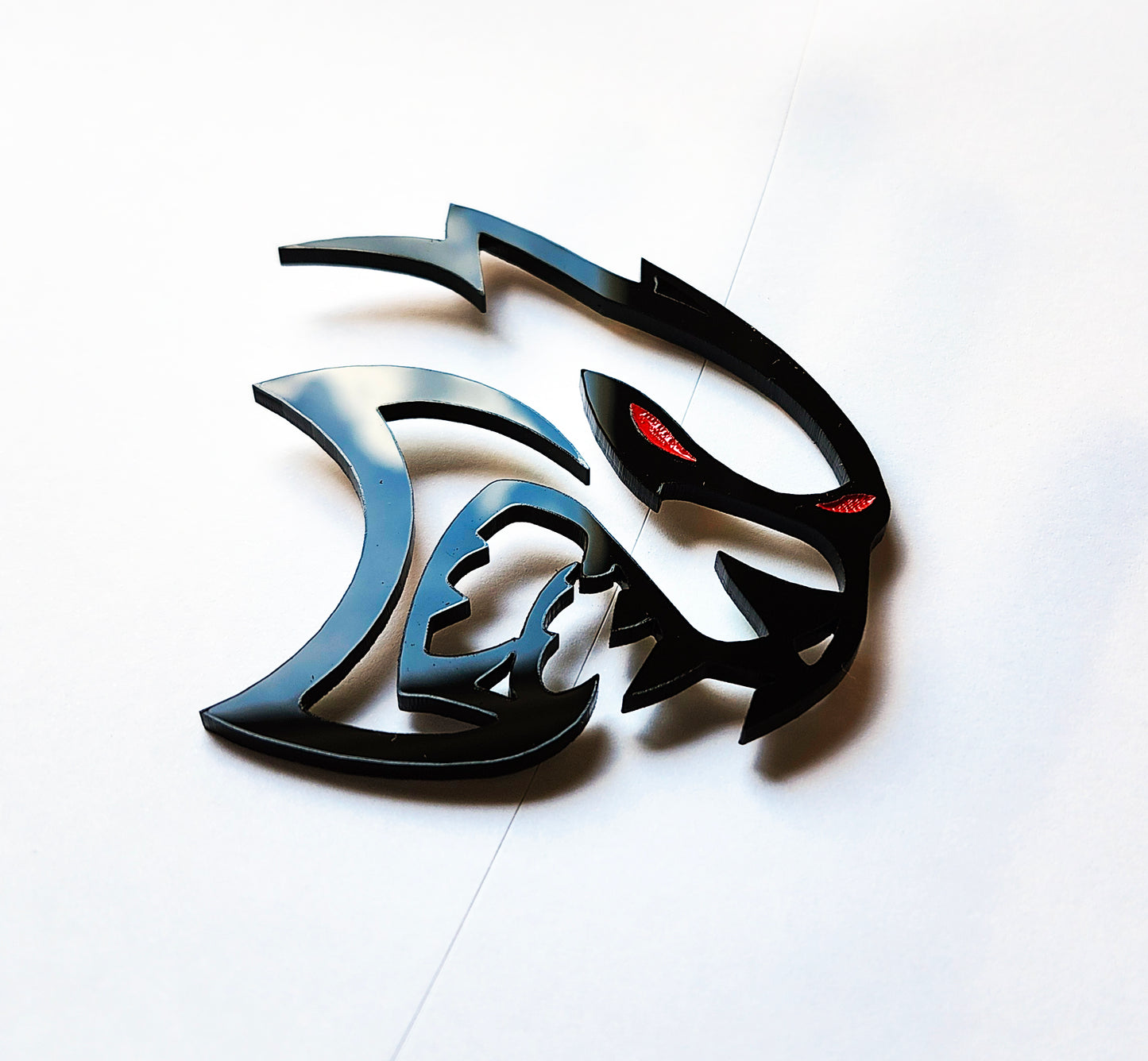 2x Hellcat Dual Redeye Emblem for Dodge Challenger Charger TRX SRT Demon