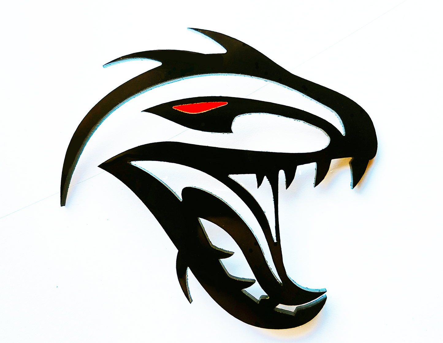 2x TRX T-Rex Dinosaur Redeye Badge Logo Emblem for Dodge RAM SRT Hellcat Pickup