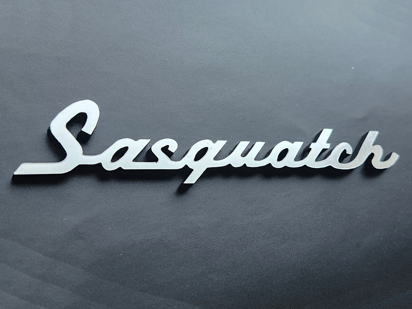 Classic Script Sasquatch Emblem Badge Logo for Ford Bronco / Sport SUV 4x4