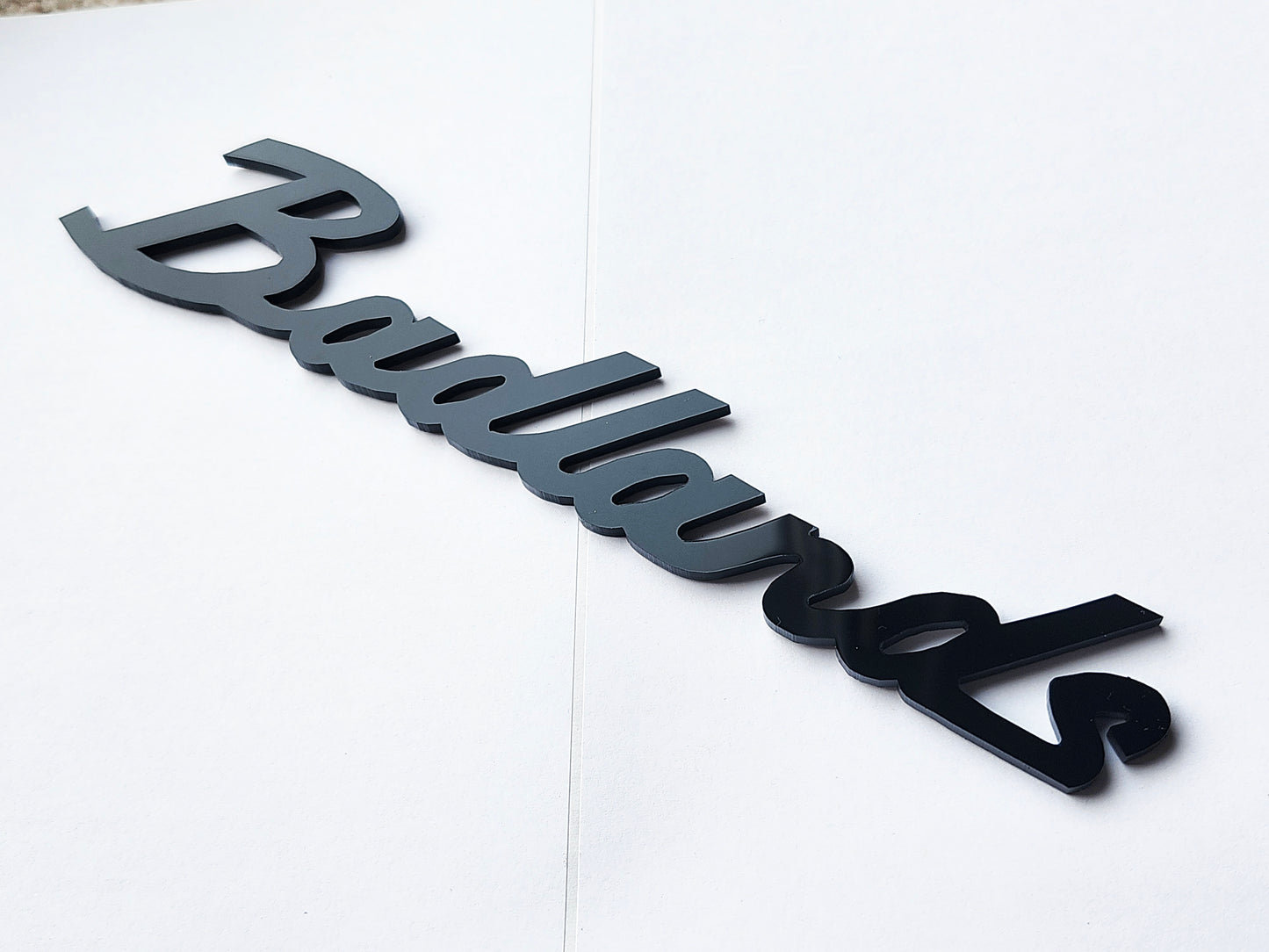 Classic Script Badlands Emblem Badge Logo for Ford Bronco / Sport SUV 4x4