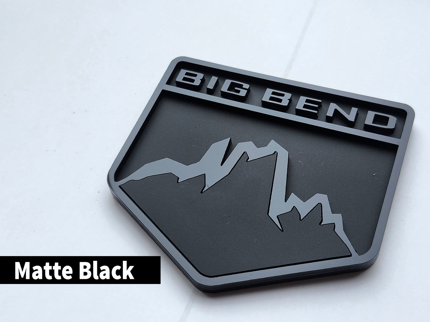 2x Fender Big Bend Emblem Badge Logo for Ford Bronco Offroad SUV 4x4 Sport