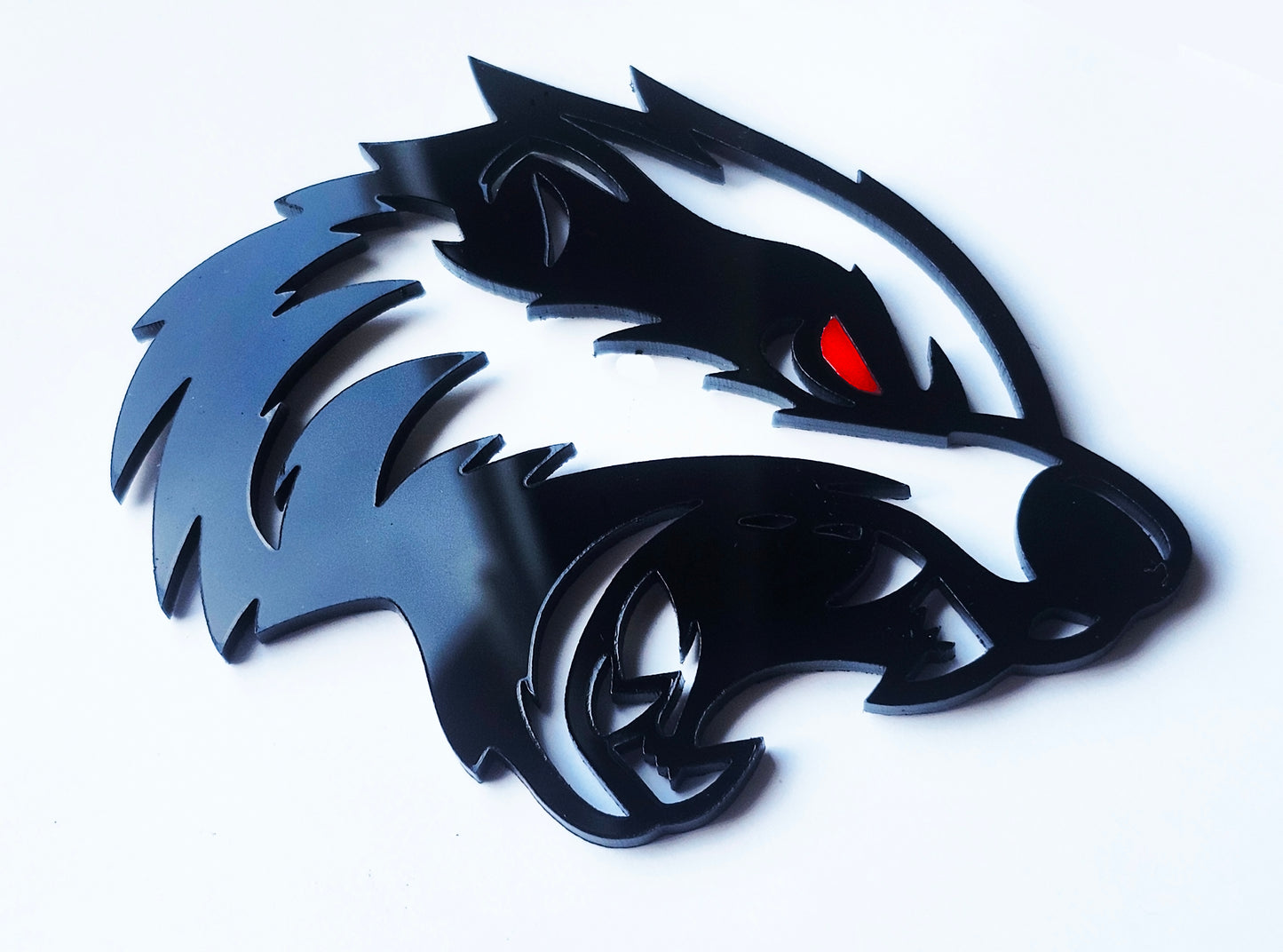 2x Badger Redeye Badge Logo Emblem for Car Auto Fender Trunk Hood