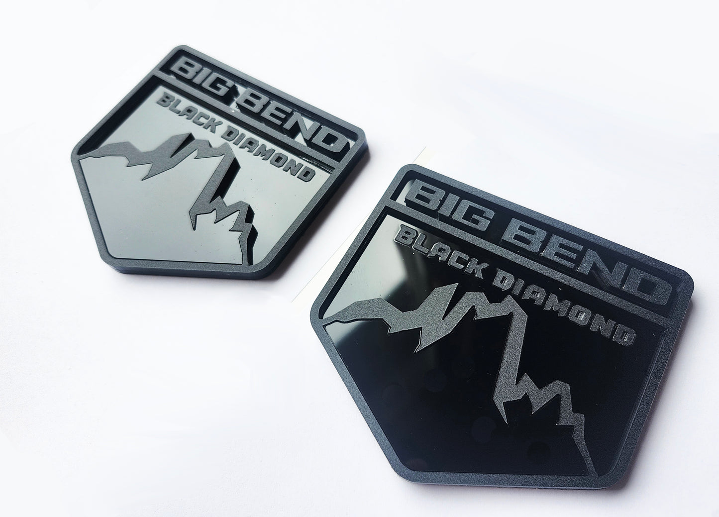 2x Big Bend Black Diamond Emblem Badge Logo for Ford Bronco Offroad SUV 4x4 Sport