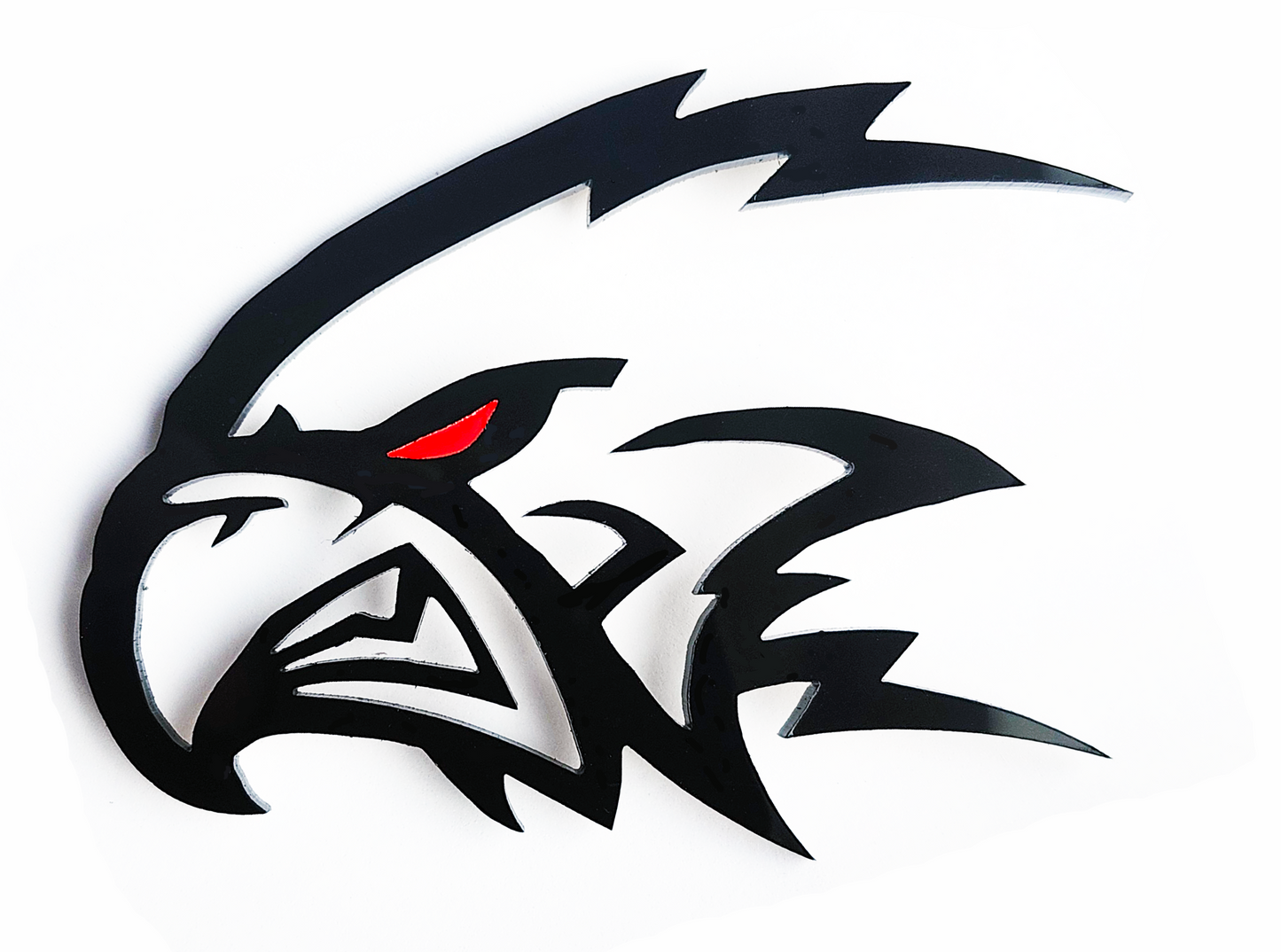2x Hawk Bird Hellhawk Redeye Emblem Logo for Grand Cherokee Jeep Trackhawk SRT