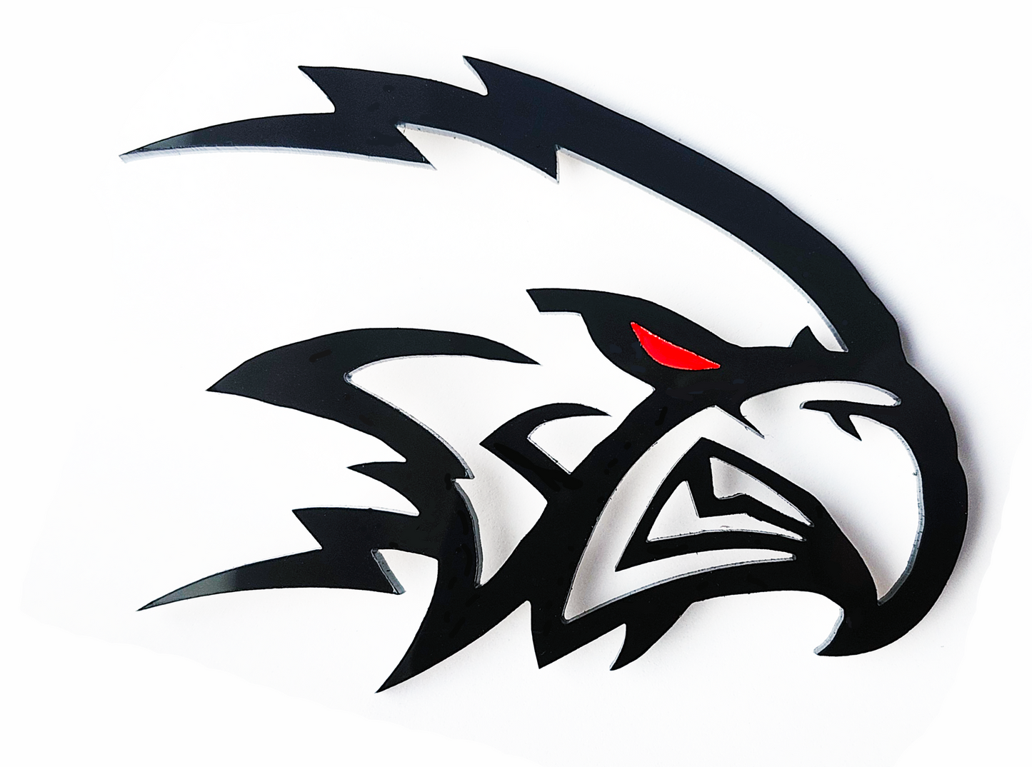 2x Hawk Bird Hellhawk Redeye Emblem Logo for Grand Cherokee Jeep Trackhawk SRT