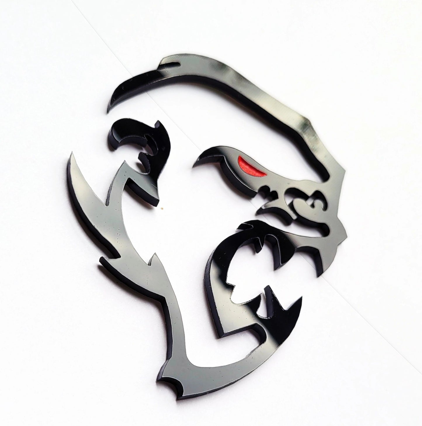 2x Gorilla Ape Monkey Redeye Badge Logo Emblem for Car Truck Auto Trunk Fender