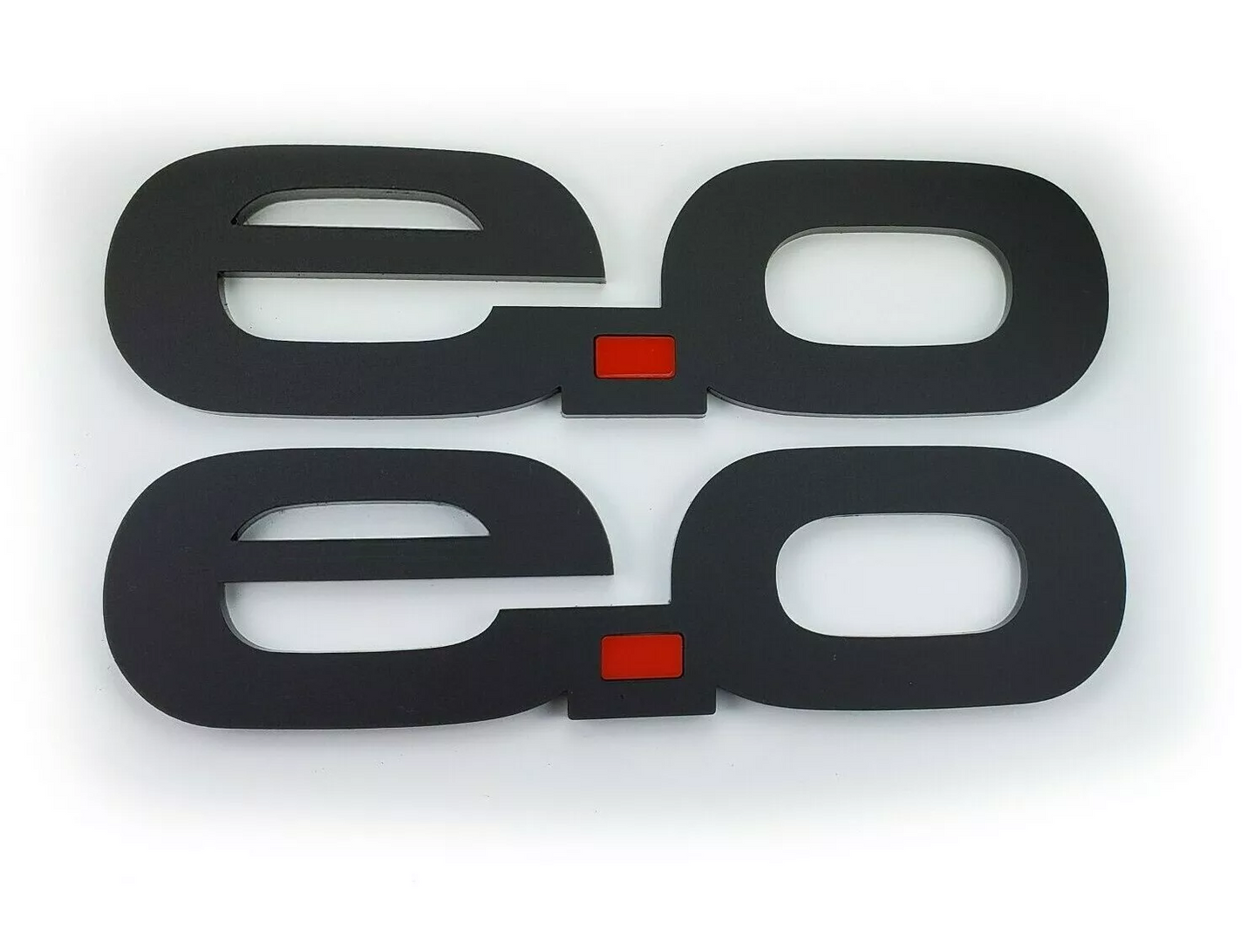 2x Fender Badge Emblem Logo E.0 for Ford Mustang Mach-E Mach E EV