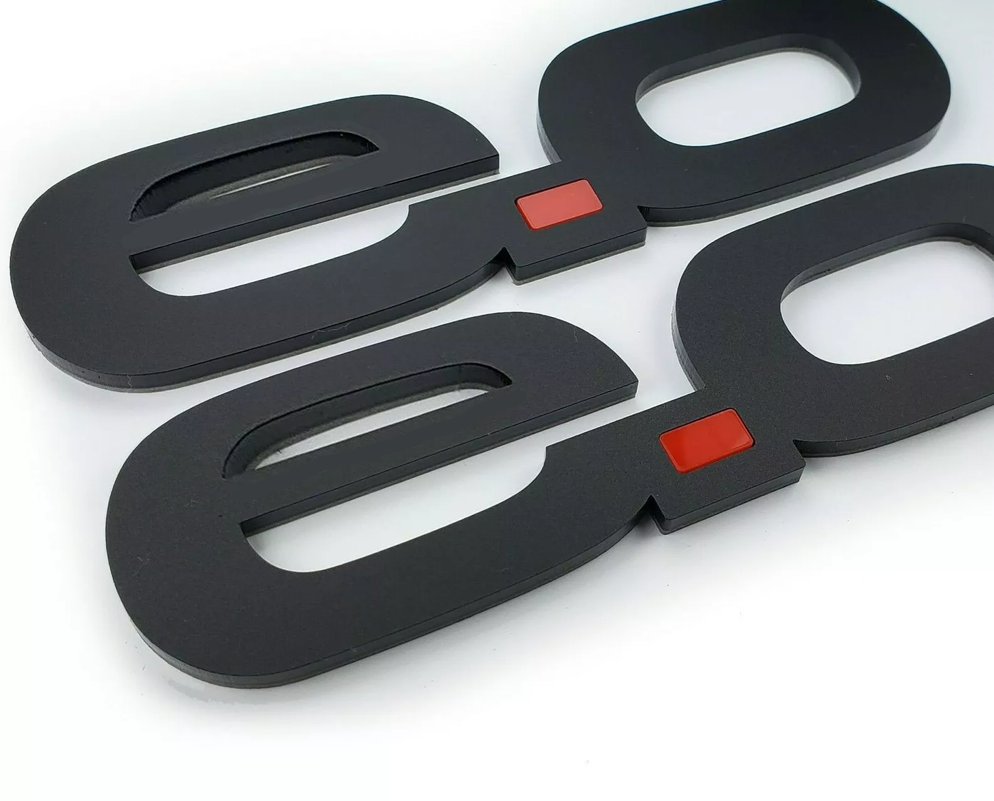 2x Fender Badge Emblem Logo E.0 for Ford Mustang Mach-E Mach E EV