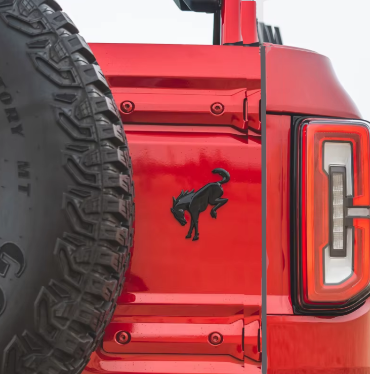 1x Tailgate Fender Bronco Horse Emblem for Ford Bronco SUV Sport 4x4
