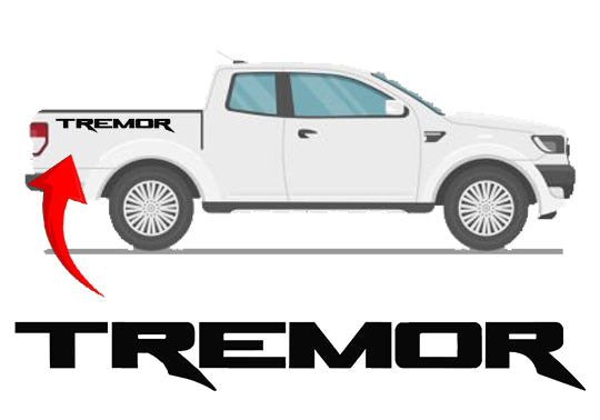 Tailgate Door Sticker / Vinyl Decal for Ford F250 F150 F350 Ranger Raptor Tremor