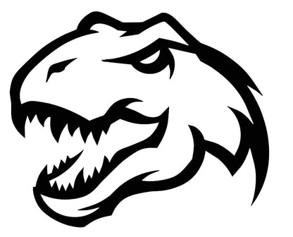 2x Dinosaur T-Rex TRX Vinyl Decal Sticker for Dodge Ram Logo 1500 2500 3500