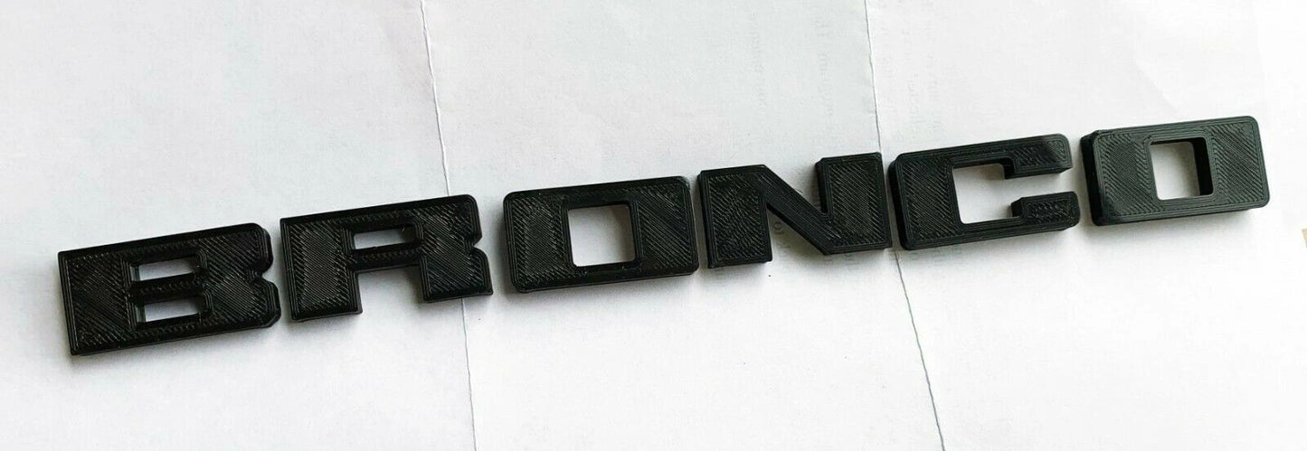 Hood Door Logo Emblem Badge for Ford Bronco 2021 2022 Sport