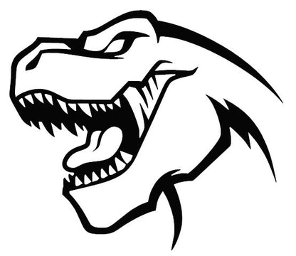 2x Dinosaur T-Rex TRX Vinyl Decal Sticker for Dodge Ram Logo 1500 2500 3500