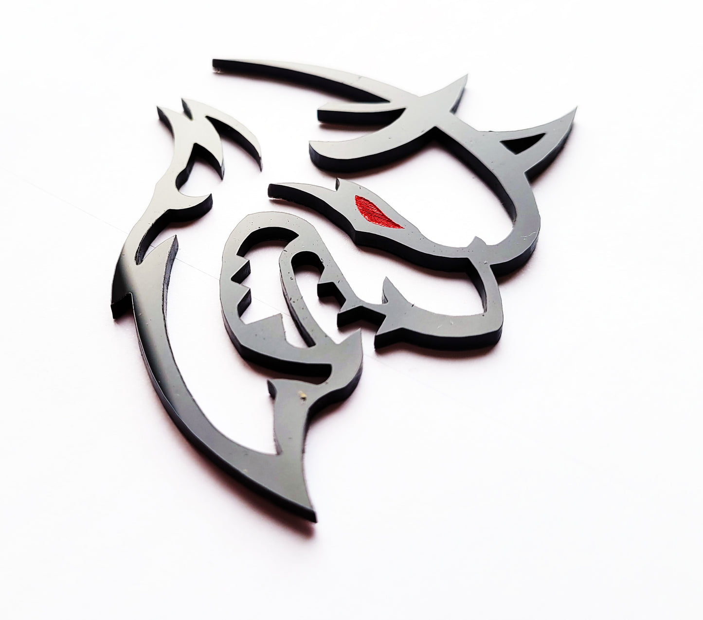 2x Demon Redeye Emblem Badge for Dodge Charger Challenger Hellcat SRT TRX Logo