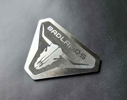 Custom Fender Badlands Emblem Badge Logo for Ford Bronco Offroad SUV 4x4