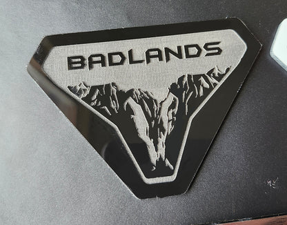 Custom Badlands Fender Emblem Badge Logo for Ford Bronco Offroad SUV 4x4