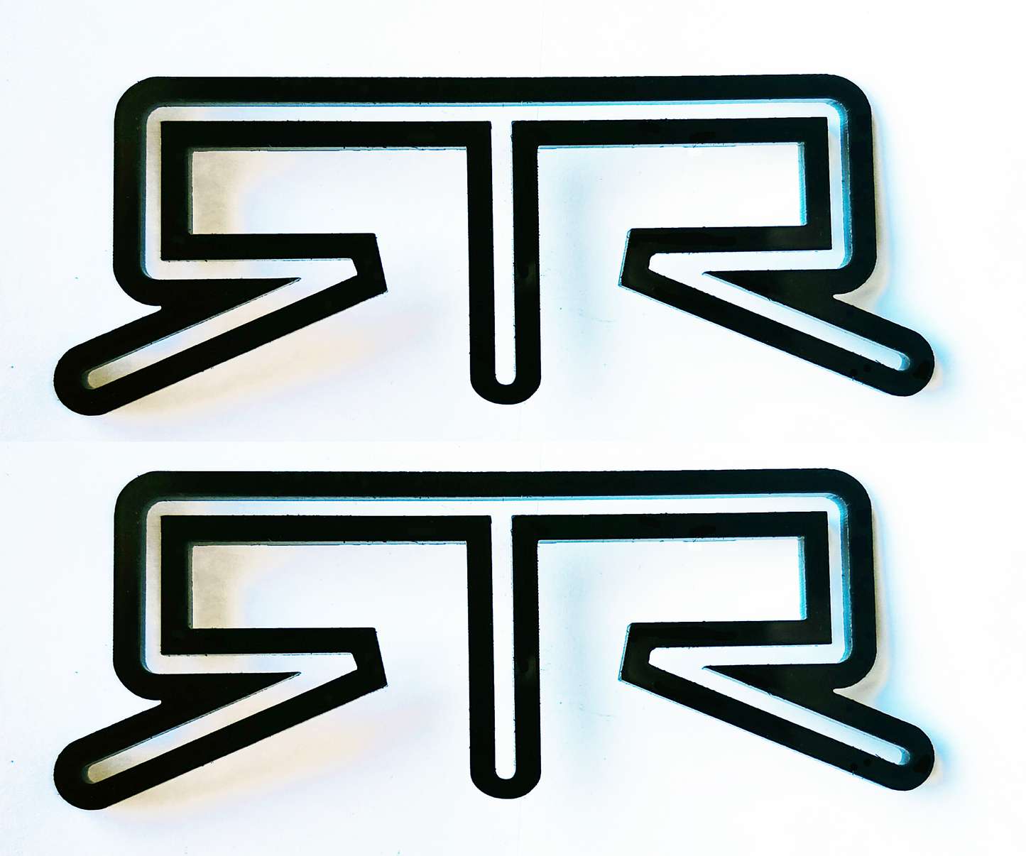 2x RTR Ready to Rock Badge Logo Emblem for Ford Mustang Car Auto Truck Pickup