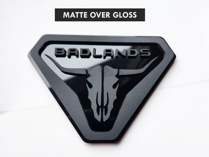 2x Fender Badlands Emblem Badge Logo for Ford Bronco Offroad SUV 4x4 Sport
