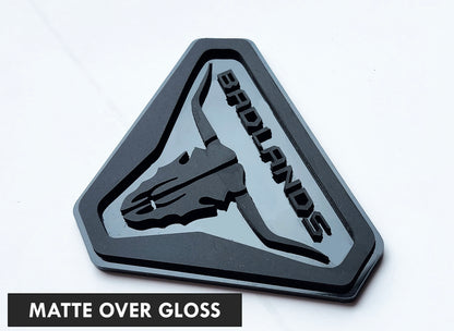 2x Fender Badlands Emblem Badge Logo for Ford Bronco Offroad SUV 4x4 Sport