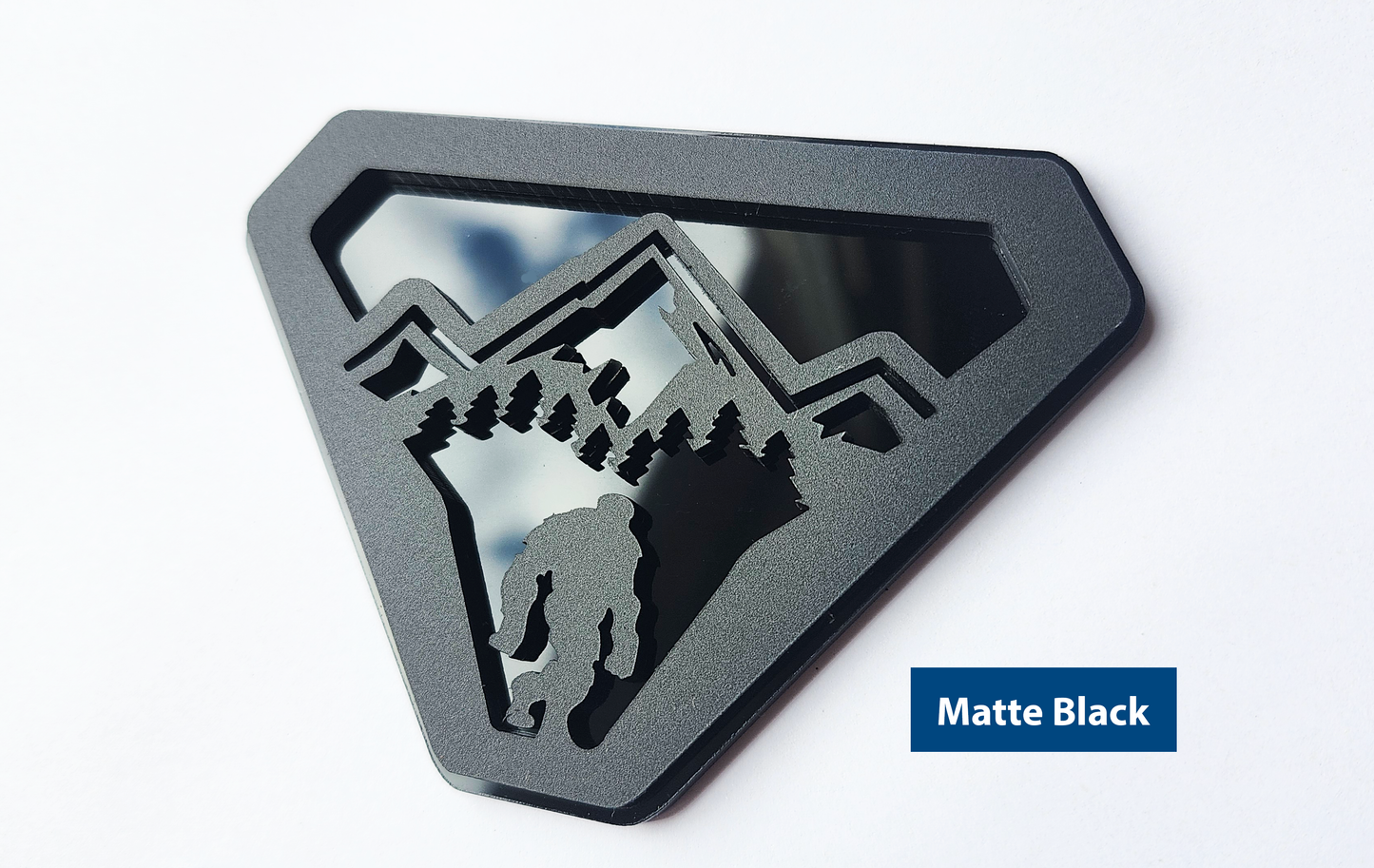 2X Sasquatch Badlands Emblem Badge Logo Compatible with Ford Bronco Truck Sport Offroad 4x4