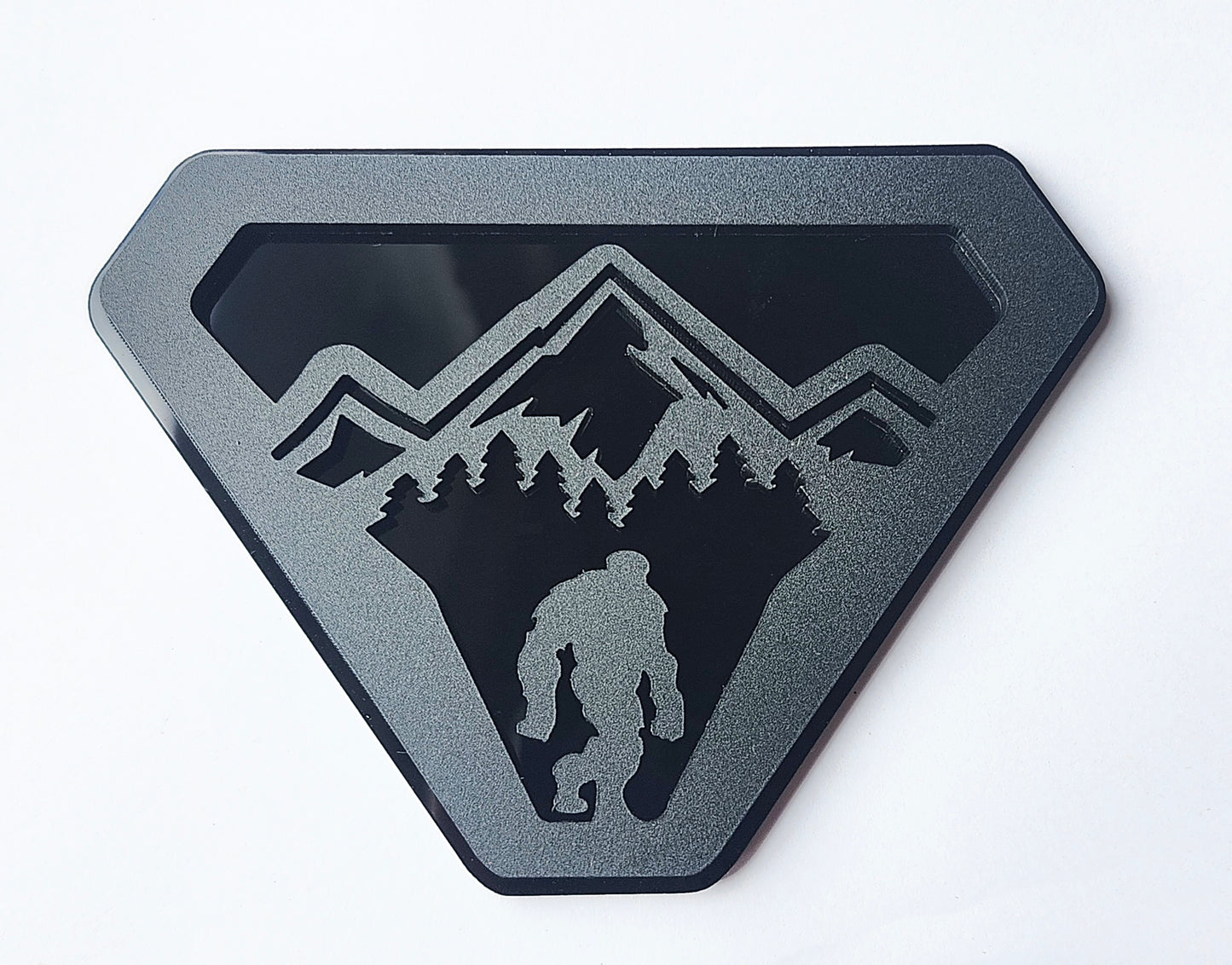 2X Sasquatch Badlands Emblem Badge Logo Compatible with Ford Bronco Truck Sport Offroad 4x4