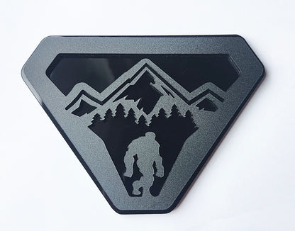 2X Sasquatch Badlands Emblem Badge Logo Compatible with Ford Bronco Truck Sport Offroad 4x4