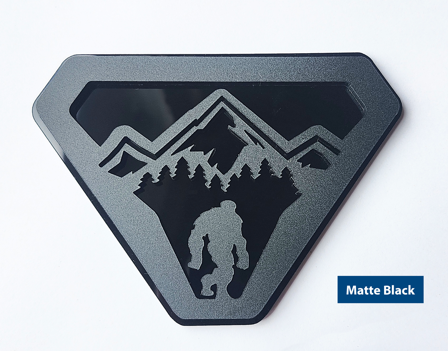 2X Sasquatch Badlands Emblem Badge Logo Compatible with Ford Bronco Truck Sport Offroad 4x4