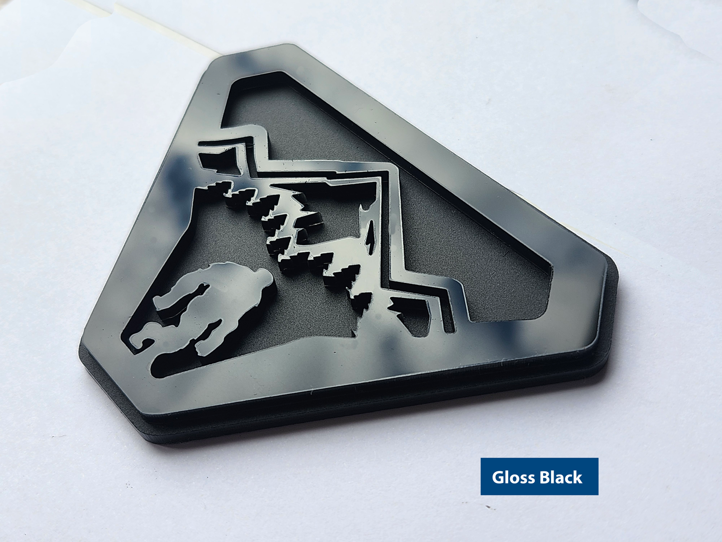 2X Sasquatch Badlands Emblem Badge Logo Compatible with Ford Bronco Truck Sport Offroad 4x4