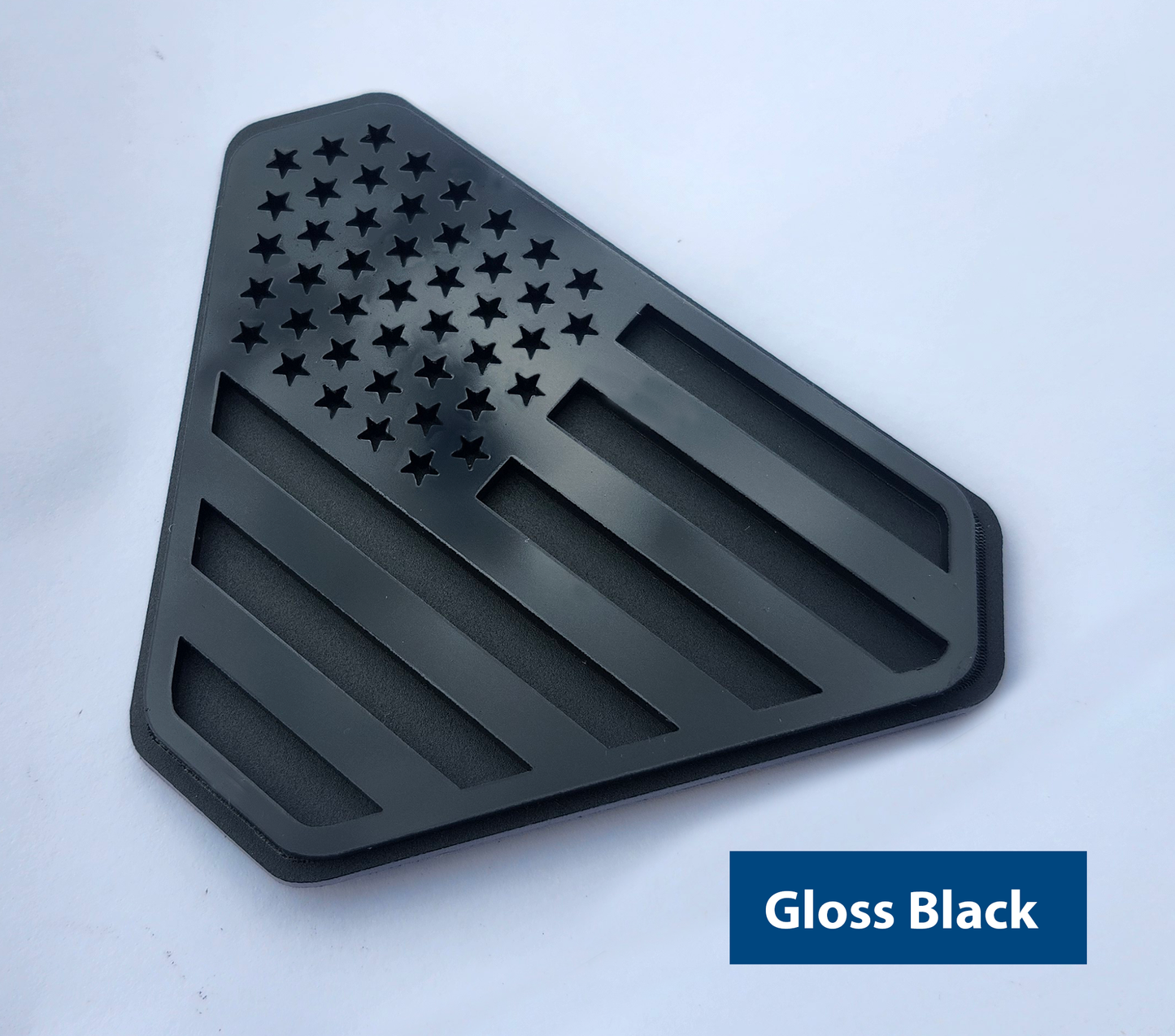 2X Badlands USA Stars Stripes Emblem Badge Logo Compatible with Ford Bronco Truck Sport Offroad 4x4