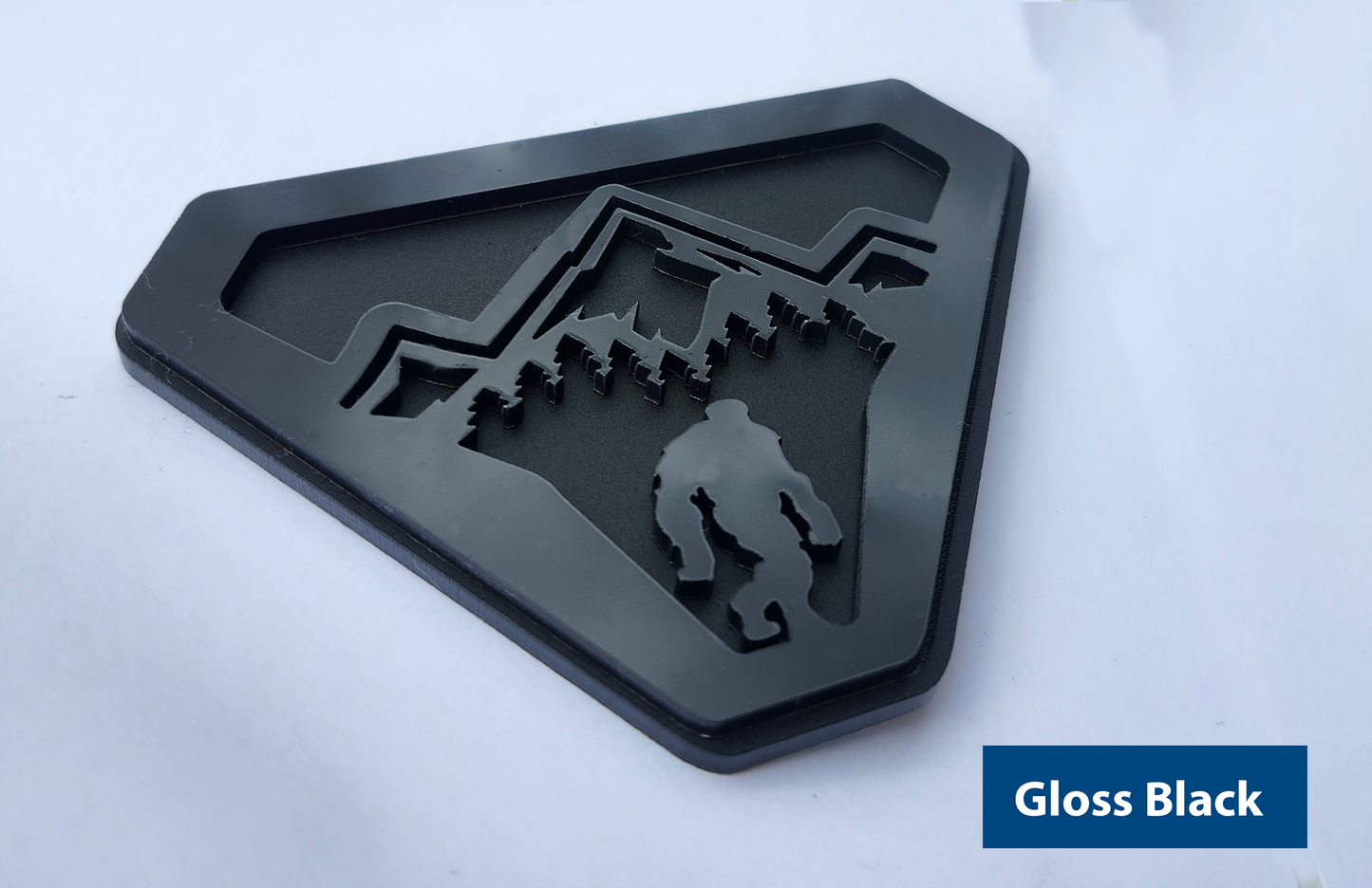 2X Sasquatch Badlands Emblem Badge Logo Compatible with Ford Bronco Truck Sport Offroad 4x4