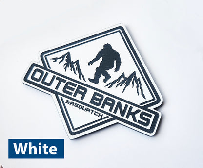 2x Custom Fender Outer Banks Sasquatch Emblem Badge Logo for Ford Bronco Truck Sport 4x4