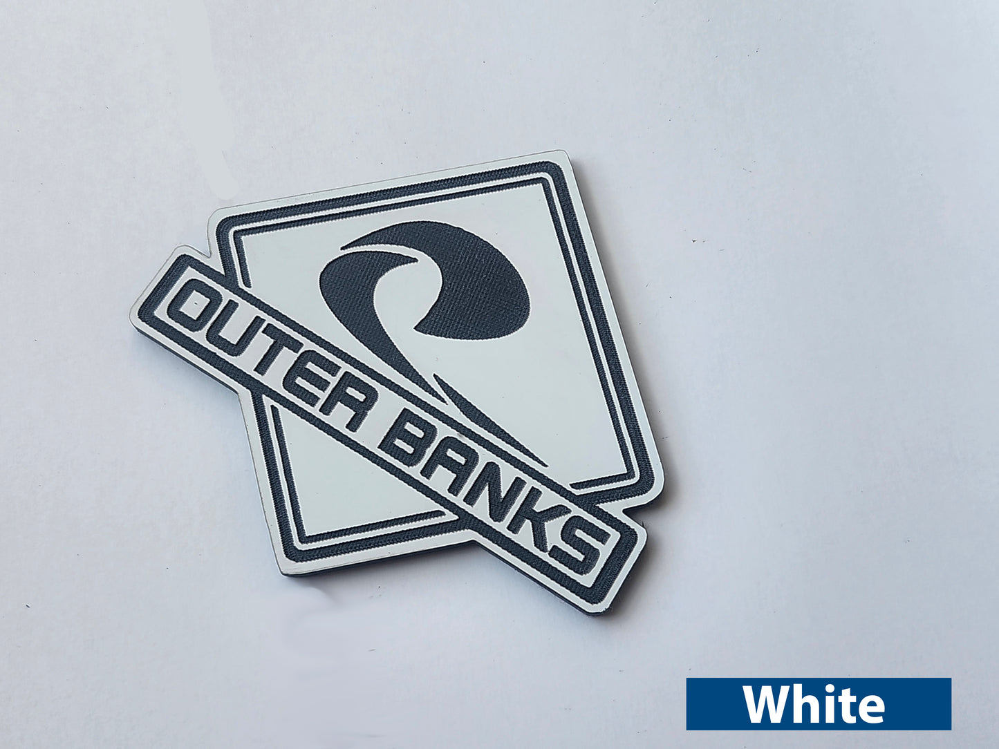 2x Custom Fender Outer Banks Emblem Badge Logo for Ford Bronco Truck Sport 4x4