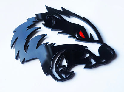 2x Badger Redeye Badge Logo Emblem for Car Auto Fender Trunk Hood