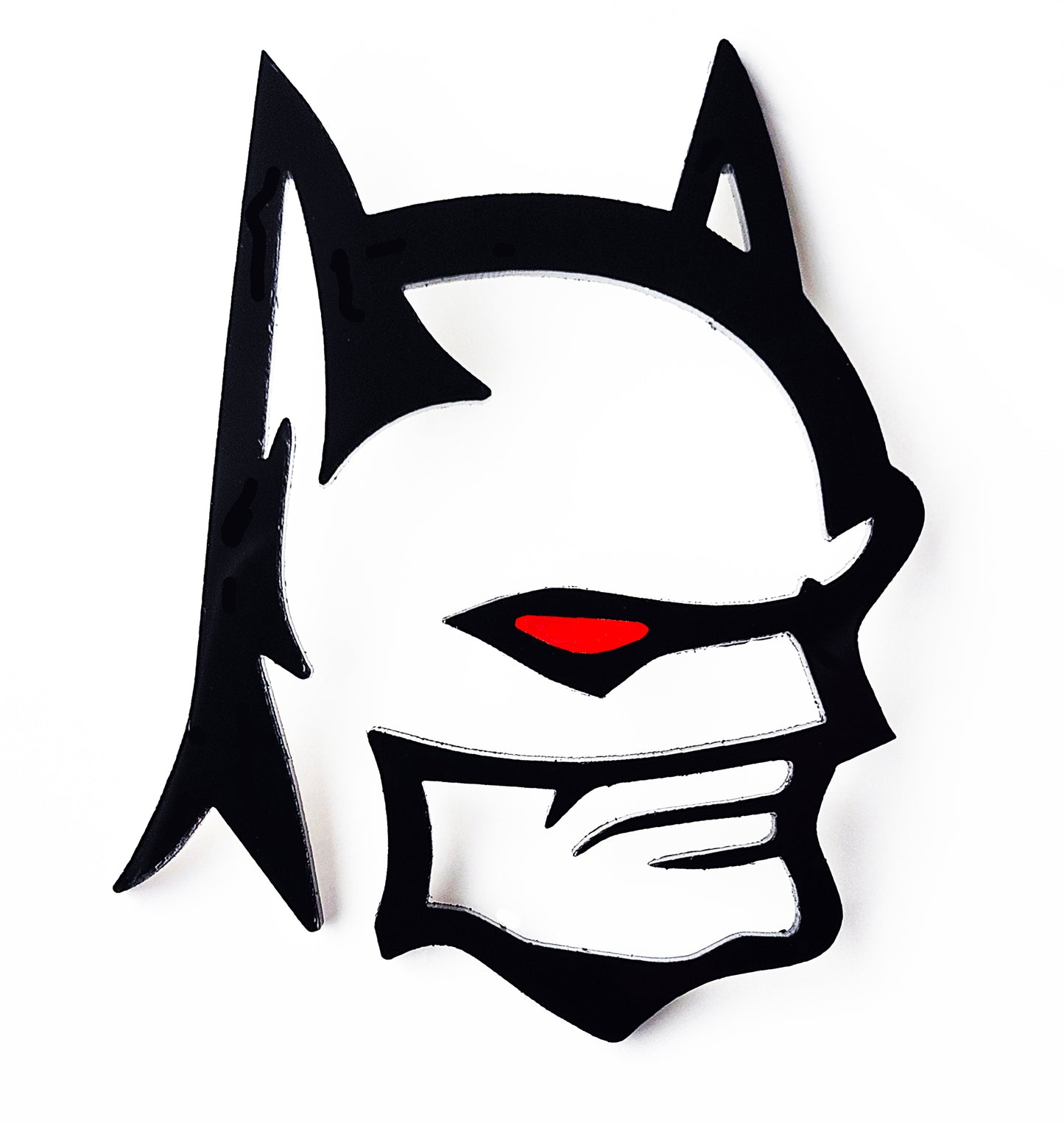 2x Batman Demon Redeye Badge Logo Emblem for Car Auto Fender Trunk Hood