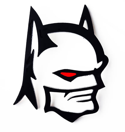 2x Batman Demon Redeye Badge Logo Emblem for Car Auto Fender Trunk Hood