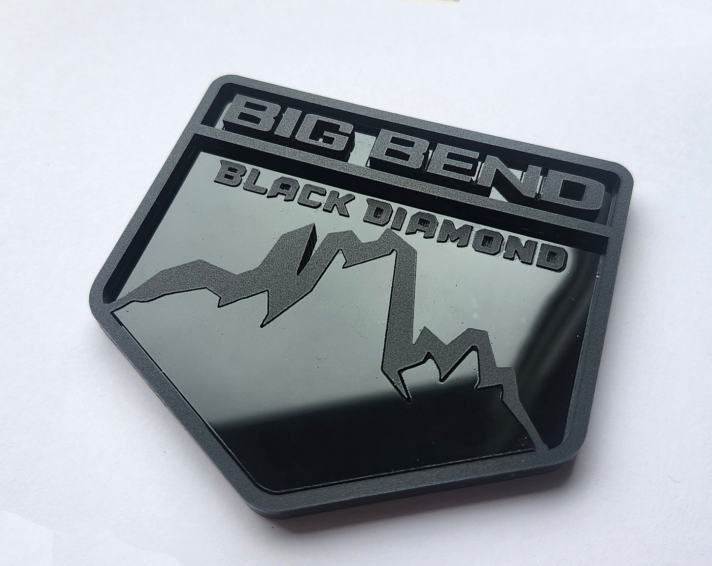 2x Big Bend Black Diamond Emblem Badge Logo for Ford Bronco Offroad SUV 4x4 Sport