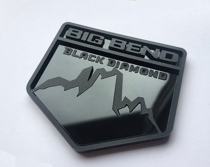 2x Big Bend Black Diamond Emblem Badge Logo for Ford Bronco Offroad SUV 4x4 Sport