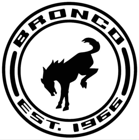 Ford Bronco Horse Logo Sport SUV Bad Lands Vinyl Decal / Sticker