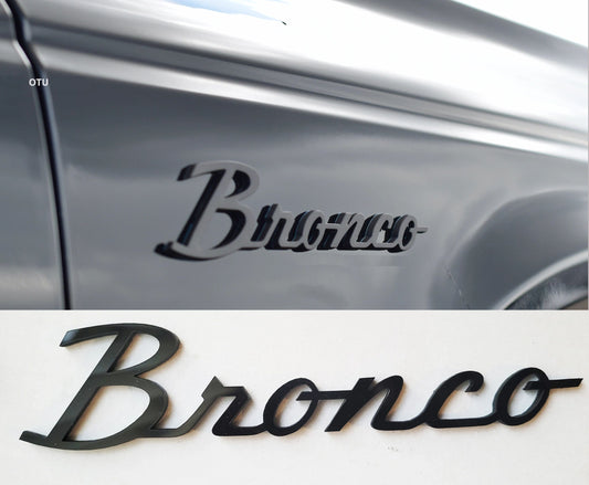 2021 2022 Ford Bronco Fender Tailgate Emblem Badge Classic Script Logo