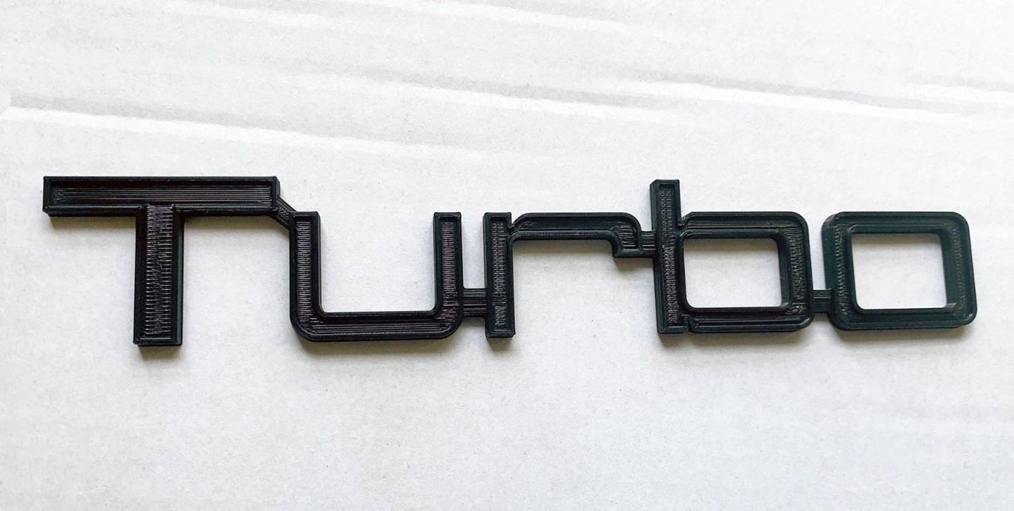 Volvo 240 81-85 Turbo Trunk Boot Badge Emblem 242 244 245