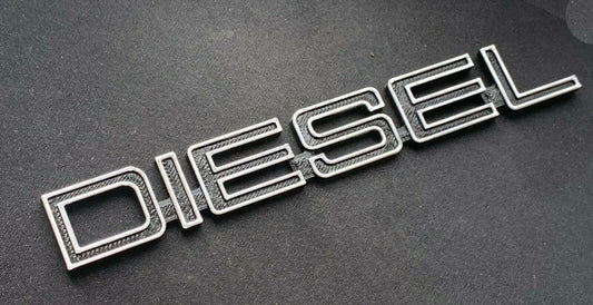 Volvo 240 242 244 245 Diesel Trunk Boot Badge Emblem