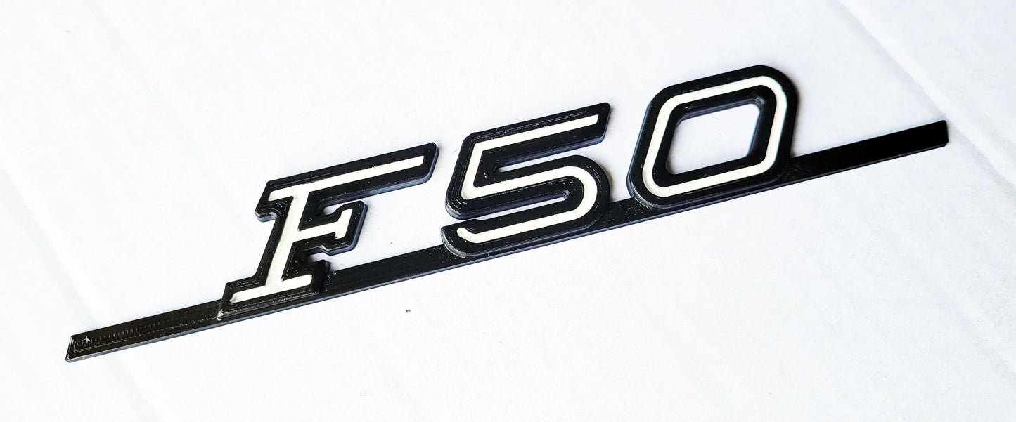 Ferrari F40 F50 Badge Script Emblem