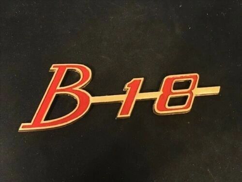 Volvo 120 122 121 123 Amazon 140 1800 P1800 'B18' Emblem Badge