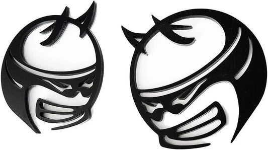 2x Custom Fender Emblem Badges for Scat Pack for Dodge Challenger Charger SRT