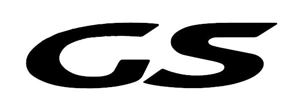 New 1995-1999 Mitsubishi Eclipse "GS" Right Rear Hatch Badge Decal DSM 420A