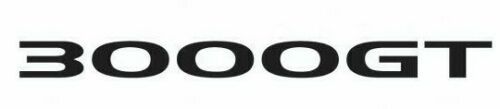 Mitsubishi 3000GT Logo Decal Pair Long Sail Panel 3KGT VR-4 Twin Turbo ...