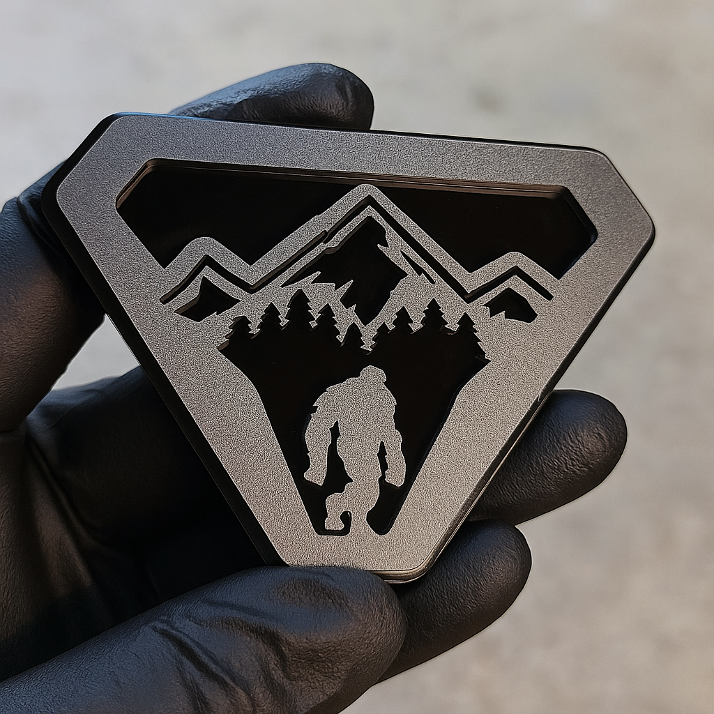 2X Sasquatch Badlands Emblem Badge Logo Compatible with Ford Bronco Truck Sport Offroad 4x4