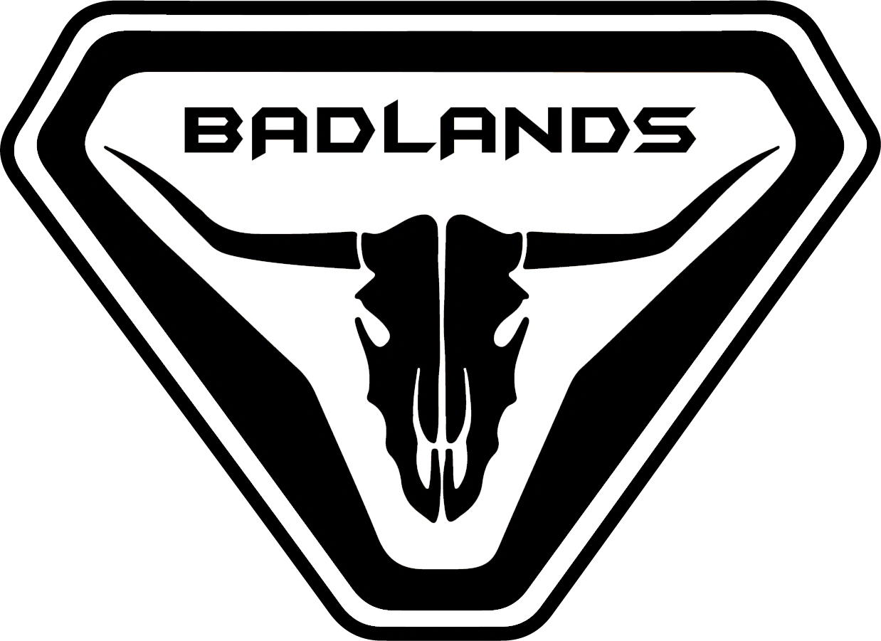 Ford Bronco Fender Badlands Bad Lands Logo Sport SUV Vinyl Decal / Sticker