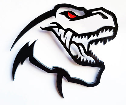 2x Dinosaur T-Rex TRX Redeye Emblem for Dodge Ram Logo 1500 2500 3500